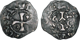 PICARDIE
Evêché de Beauvais, Barthélemy de Montcornet (1162-1195) : Denier d'argent
 - TTB 30 (TTB-)
Très Rare !!


B 1895, P 150-27
BEAUVAIS -...
