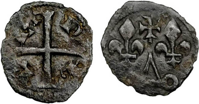 PHILIPPE IV le Bel (1285-1314)
Tournois simple
 - TTB 35 (TTB)
Très Rare !!
...