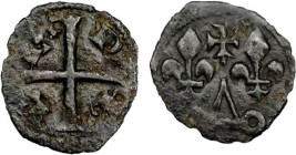 PHILIPPE IV le Bel (1285-1314)
Tournois simple
 - TTB 35 (TTB)
Très Rare !!


D 230
 - BILLON - 0,56g
 ---------------------------------------...
