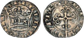 PHILIPPE VI de Valois (1328-1350)
Double tournois, 2e type, 1re émission
 - TTB 45 (TTB++)
Très Rare surtout en l'état !!


D 272
 - BILLON - 1...