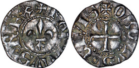 CHARLES VI le Bien aimé (1380-1422)
Obole tournois, 1re émission
 - TTB 40 (TTB+)
Très Rare surtout en l'état !!


D 395
 - BILLON - 0,50g
 --...
