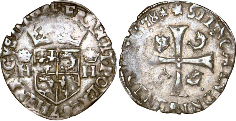 HENRI III (1574-1589)
Douzain du Dauphiné
1578 Z - TTB 35 (TTB)
Rare !


D...