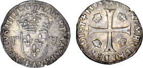 HENRI IV le Grand (1589-1610)
Douzain, 1er type
1595 A - TTB 35 (TTB)
Très Rare !!


D 1246, GR1 551
PARIS - BILLON - 2,16g
 -----------------...