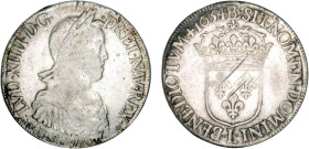LOUIS XIV le Grand (1643-1715)
Écu blanc à la mèche longue
1654 L - TB 25 (TB++)
Assez Rare !


DR 274, D 1469, GR 202, Dav# 3799, KM# 155
BAYO...