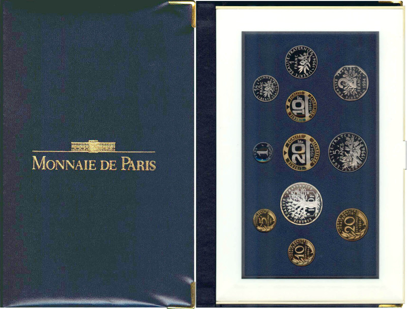 BOÎTIERS DE LA MONNAIE DE PARIS
Séries belle épreuve - flan bruni (BE)
1994 - ...
