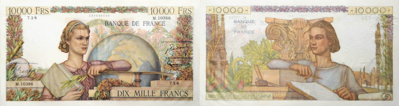 BANQUE DE FRANCE - XXe SIÈCLE
10.000 FRANCS (GENIE FRANÇAIS)
1956 - SUP 60 (SU...