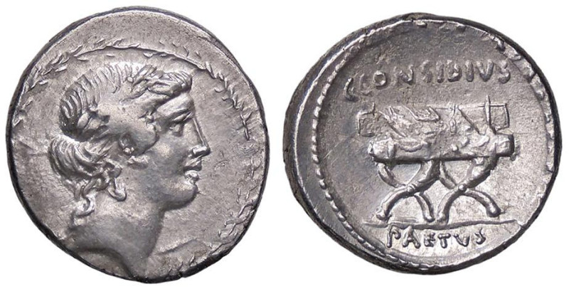 ROMANE REPUBBLICANE - CONSIDIA - C. Considius Paetus (46 a.C.) - Denario B. 3; C...