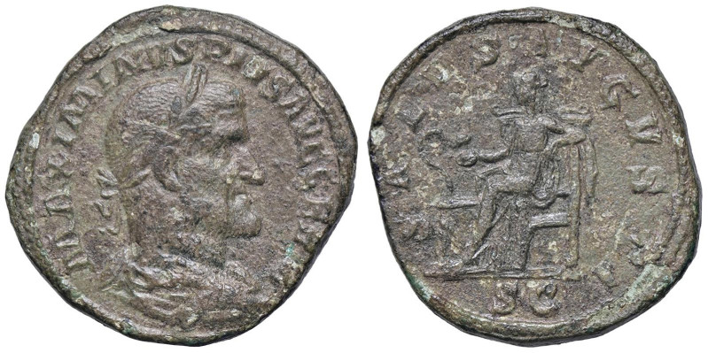 ROMANE IMPERIALI - Massimino I (235-238) - Sesterzio C. 92 (AE g. 28,41)
BB+