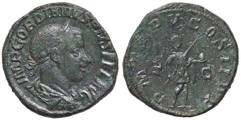 ROMANE IMPERIALI - Gordiano III (238-244) - Sesterzio C. 267 (AE g. 21,05) Bella...