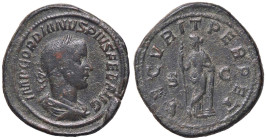 ROMANE IMPERIALI - Gordiano III (238-244) - Sesterzio C. 329 (AE g. 25,37) Largo modulo e di ottimo peso
bel BB