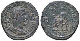 ROMANE IMPERIALI - Filippo I (244-249) - Sesterzio C. 121; RIC 148a (AE g. 22,44)
qSPL/BB+