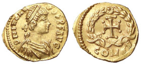 ROMANE IMPERIALI - Giulio Nepote (474-475) - Tremisse C. 16; RIC 3214 (AU g. 1,51)
SPL