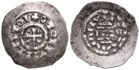 ZECCHE ITALIANE - VENEZIA - Ottone II e Ottone III (973-1002) - Denaro scodellato Mont. 10 RR (AG g. 1,2)
bel BB