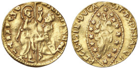 ZECCHE ITALIANE - VENEZIA - Nicol√≤ Tron (1471-1473) - Ducato Pao. 1 RRR (AU g. 3,29) Da incastonatura
meglio di MB