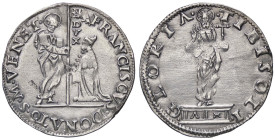 ZECCHE ITALIANE - VENEZIA - Francesco Don√† (1545-1553) - Mocenigo Pao. 4 RR (AG g. 6,47) Appiccagnolo abilmente rimosso
BB+