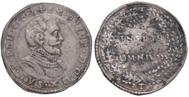 SAVOIA - Emanuele Filiberto (1553-1580) - Lira 1562 T MIR 506b RR (AG g. 11,98) Porosit√†
qBB