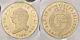 SAVOIA - Carlo Emanuele III (1730-1773) - Mezza doppia 1765 Mont. 153 RR AU Sigillata Angelo Bazzoni
FDC