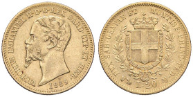 SAVOIA - Vittorio Emanuele II (1849-1861) - 20 Lire 1859 G Pag. 354; Mont. 23 (AU g. 6,44)
bel BB