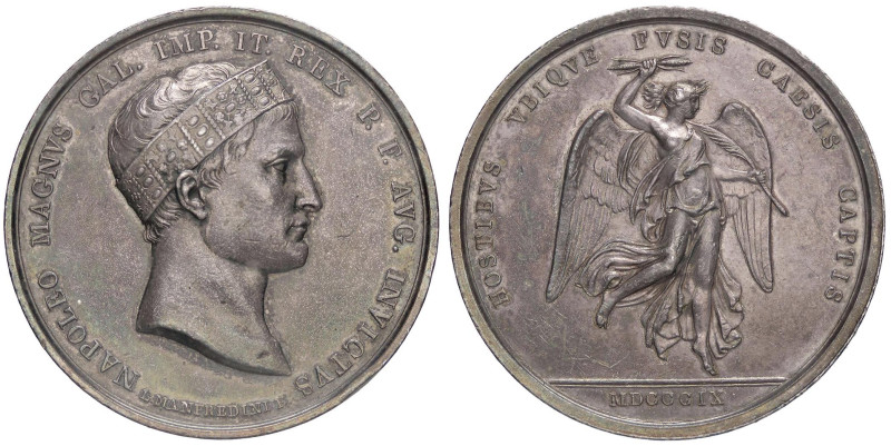 MEDAGLIE - NAPOLEONICHE - Napoleone I, Imperatore (1804-1814) - Medaglia 1809 - ...