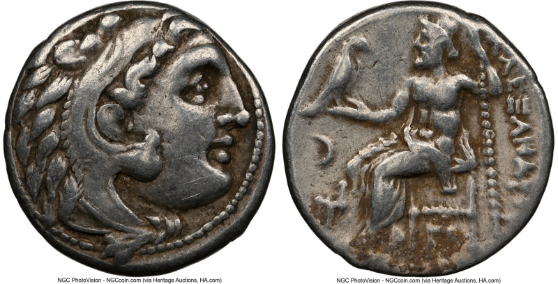 MACEDONIAN KINGDOM. Alexander III the Great (336-323 BC). AR drachm (16mm, 1h). ...