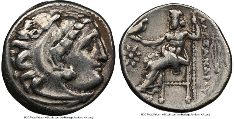 MACEDONIAN KINGDOM. Alexander III the Great (336-323 BC). AR drachm (17mm, 12h)....