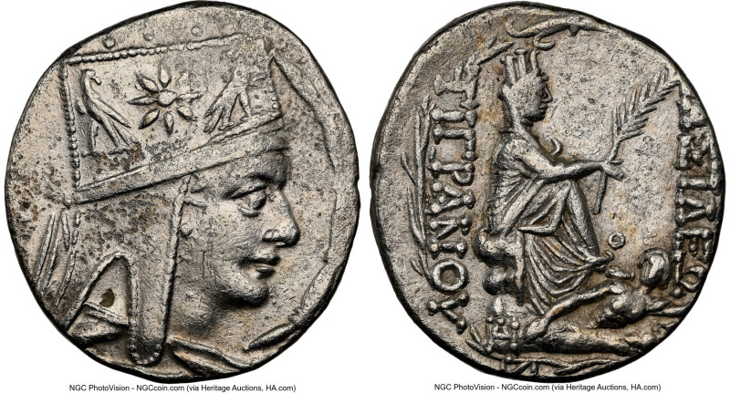 ARMENIAN KINGDOM. Tigranes II the Great (95-56 BC). AR tetradrachm (26mm, 15.66 ...