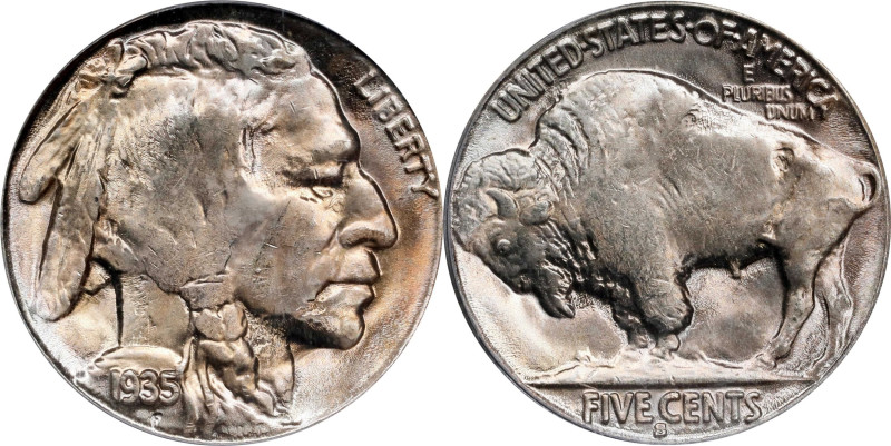 1935-S Buffalo Nickel. MS-65 (PCGS).
PCGS# 3976. NGC ID: 22SR.

Estimate: $17...