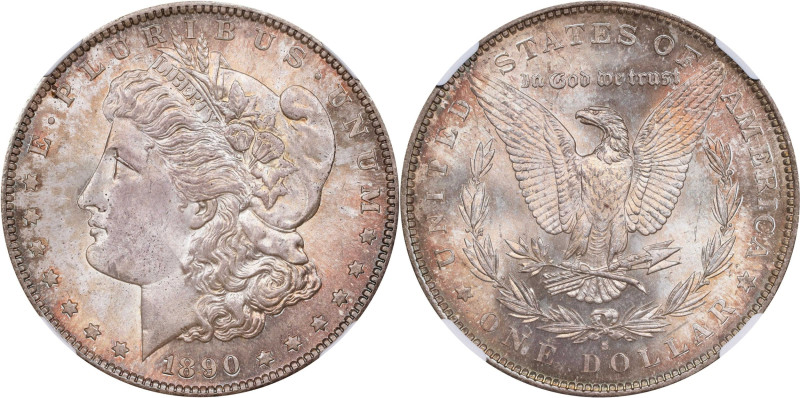 1890-S Morgan Silver Dollar. MS-64 (NGC).
PCGS# 7202. NGC ID: 255F.

Estimate...