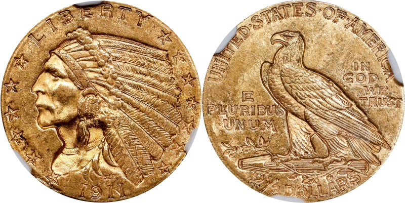 1911 Indian Quarter Eagle. MS-63 (NGC).
PCGS# 7942. NGC ID: 2893.

Estimate: ...