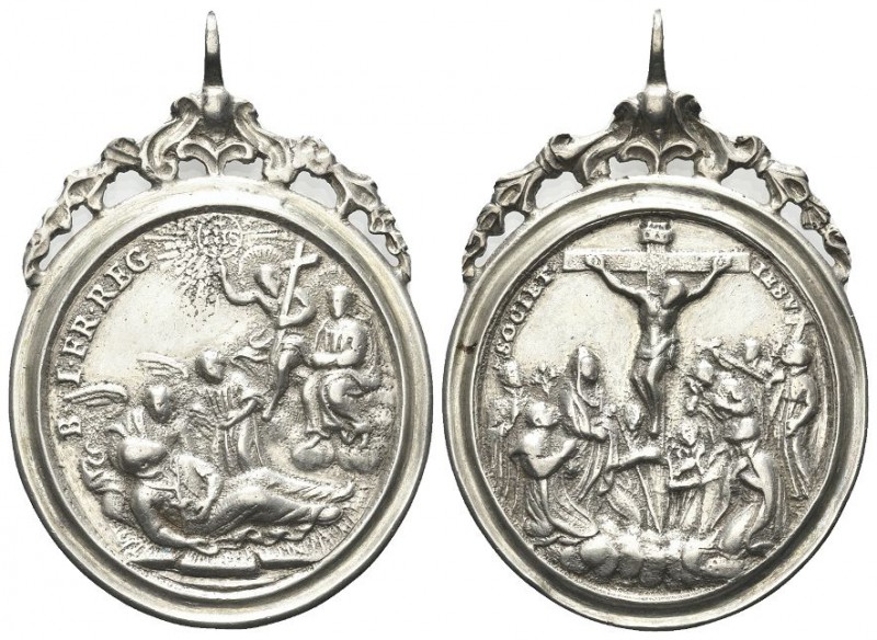 FRANCIA. San Jean François Régis, 1597-1640. Medaglia devozionale prima del 1737...