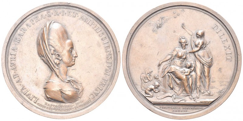 NAPOLI. Ferdinando IV (I) di Borbone, 1759-1816. Medaglia 1784 opus B. Perger. Æ...