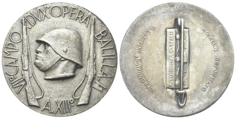 ROMA. Ventennio Fascista, dal 1923 al 1943. Distintivo 1936 a. XIII Opera Nazion...