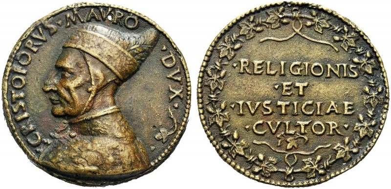 VENEZIA. Cristoforo Moro Doge LXVII, 1462-1471. Medaglia 1492. Æ, gr. 30,27 mm 4...