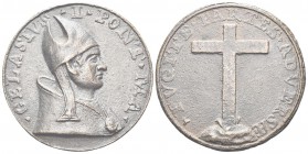 ROMA. S. Gelasio I, 492-496. Medaglia di restituzione. Æ, gr. 36,68 mm 43. Dr. GELASIVS - I PONT M A. Busto a d., con mitra e piviale. Rv. FVGITE PART...