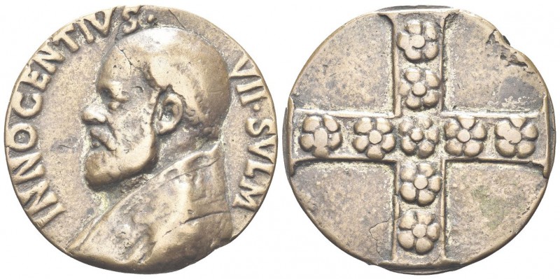 ROMA. Innocenzo VII (Cosimo Migliorati), 1404-1406. Medaglia di restituzione. Æ,...