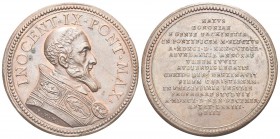 ROMA. Innocenzo IX (Giovanni Antonio Facchinetti), Novembre 1591-Dicembre 1591. Medaglia di restituzione di C. G. Lauffer. Æ, gr. 18,65 mm 38. Dr. INN...
