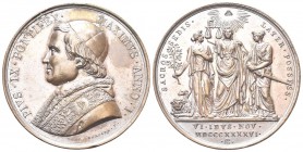 ROMA. Pio IX (Giovanni Maria Mastai Ferretti), 1846-1878. Medaglia 1846 a. I opus G. Cerbara. Æ, gr. 43,44 mm 43,8. Dr. PIVS IX PONTIFEX - MAXIMVS ANN...