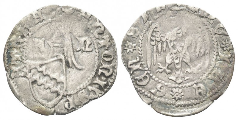 AQUILEIA. Antonio II Panciera di Portogruaro, 1402-1411. Denaro. Ag, gr. 0,63. D...