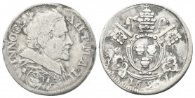 AVIGNONE. Innocenzo XII (Antonio Pignatelli), 1691-1700. 1/12 di Scudo 1693 a. II. Ag, gr. 1,71. Dr. INNOCEN - XII P M A II. Busto a d. con camauro. R...