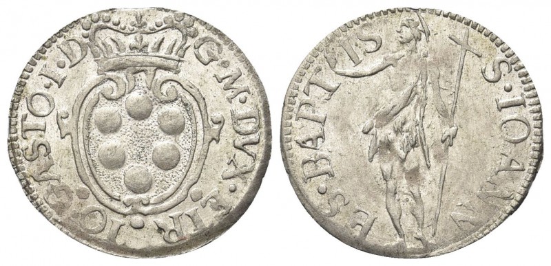 FIRENZE. Gian Gastone de’Medici, 1723-1737. Crazia. Mi, gr. 0,88. Dr. IO GASTO I...