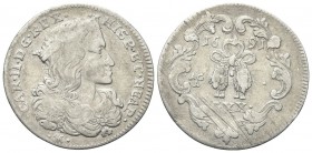 NAPOLI. Carlo II di Spagna, Re di Napoli e Sicilia, 1665-1700. Tarì 1691. Ag, gr. 4,25. Dr. CAR II DG REX - HISP ET NEAP. Busto coronato a d. Rv. Toso...