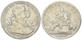 NAPOLI. Ferdinando IV (I) di Borbone, 1759-1816. Piastra da 120 Grana 1772, tipo Fecunditas. Ag, gr. 24,94. Dr. FERDINANDVS REX MARIA CAROLINA REGINA....