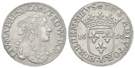 TASSAROLO. Livia Centurioni Oltremarini Malaspina, moglie di Filippo Spinola, 1616-1688. Luigino 1666. Ag, gr. 1,69. Dr. LIV MA PRI SP COM T SOW DOM. ...