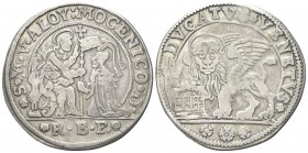 VENEZIA. Alvise IV Mocenigo Doge CXVIII, 1763-1778. Ducato di doppio peso, massaro R - B - P. Ag, gr. 44,06. Dr. S M V ALOY MOCENIGO D, San Marco, in ...