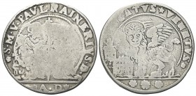 VENEZIA. Paolo Renier Doge CXIX, 1779-1789. Ducato di doppio peso sigle A - D. Ag, gr. 42,78. Dr. S M V PAVL RAINERIVS D, San Marco, in trono verso d....