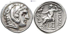 Kings of Macedon. Amphipolis. Kassander 306-297 BC. In the name and types of Alexander III. Struck as regent or king circa 315-294 Tetradrachm AR (27m...