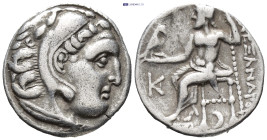 KINGS of MACEDON: Antigonos I Monophthalmos (320-301 BCE), AR Drachm, issued c. 310-301 BC. Kolophon, (17mm, 4.3 g) In the name and types of Alexander...