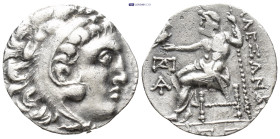 KINGS OF MACEDON, Alexander III 'the Great' (Circa 336-323 BC) AR Drachm (18mm, 3.92 g) Obv: Head of Herakles right, wearing lion skin. Rev: AΛΕΞΑΝΔΡΟ...