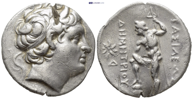 KINGS of MACEDON. Demetrios I Poliorketes. 306-283 BC. AR Tetradrachm (31,8mm, 1...