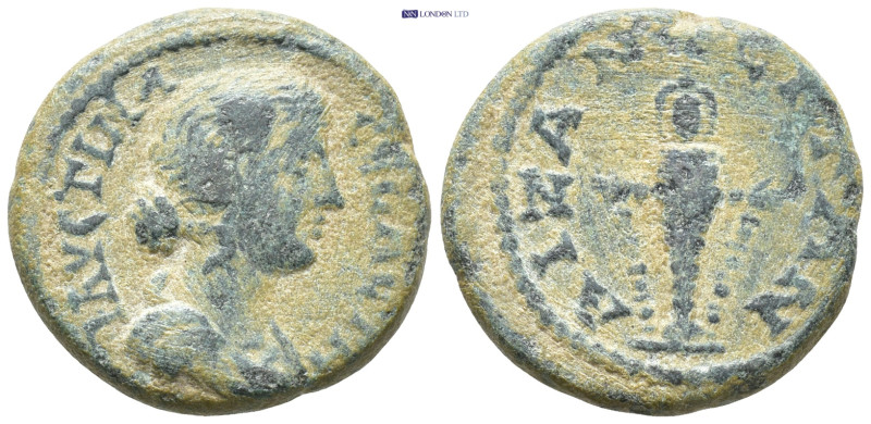 PHRYGIA. Aezanis. Faustina II (Augusta, 147-175). Ae. (18mm, 4.53 g) ΦΑΥϹΤΙΝΑ ϹƐ...